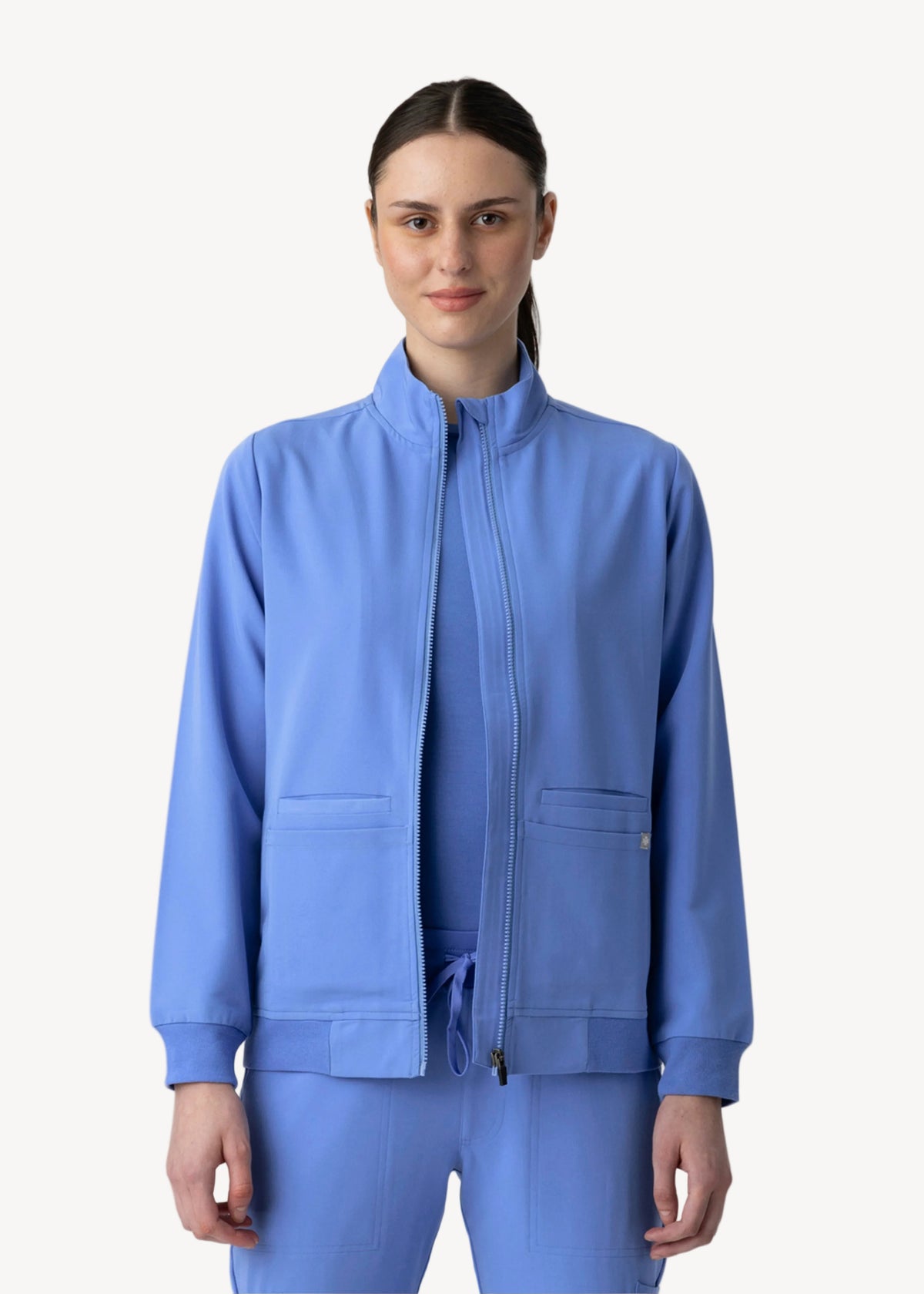 Scrub Jacket Ceil Blue