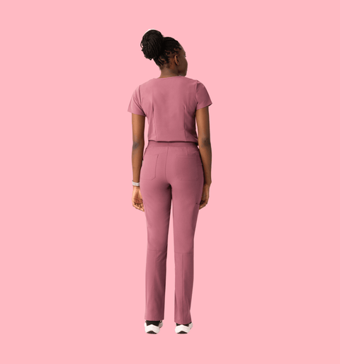 Women's Cargo Pants Mauve - Vaayu Scrubs