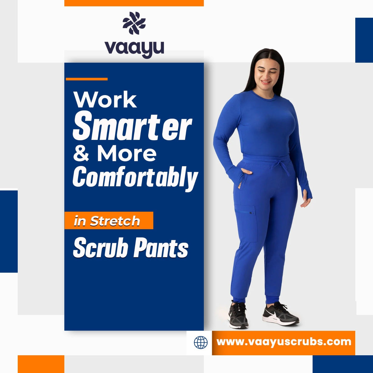 Stretch Scrub Pants for Women: All-Day Comfort for Healthcare Workers - Vaayu Scrubs 