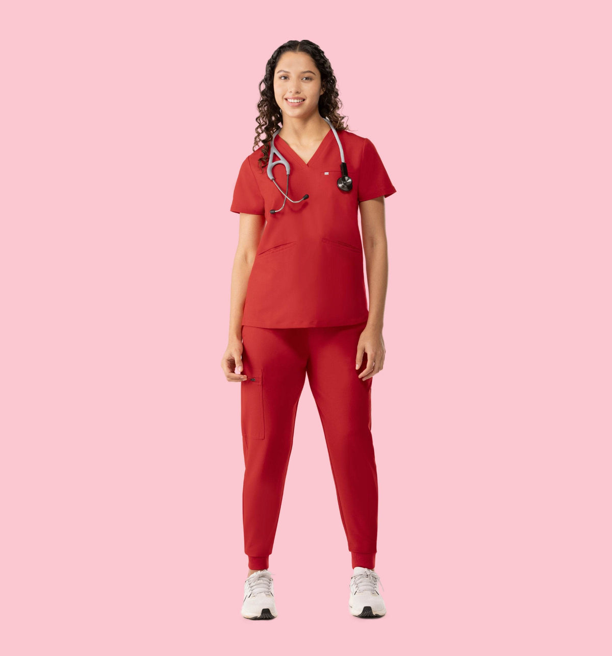 Red - Vaayu Scrubs 
