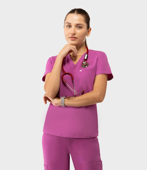 Aura One Pocket Top Purple Orchid
