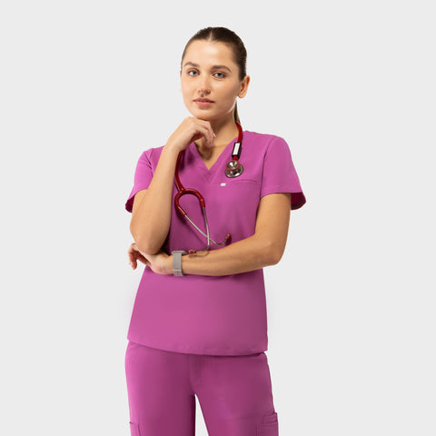 Aura One Pocket Top Purple Orchid