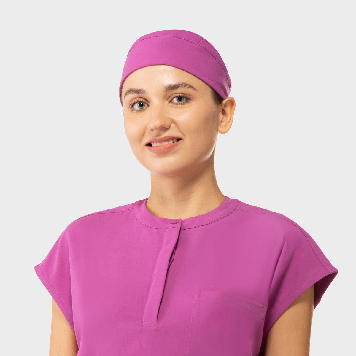 Scrub Cap Purple Orchid