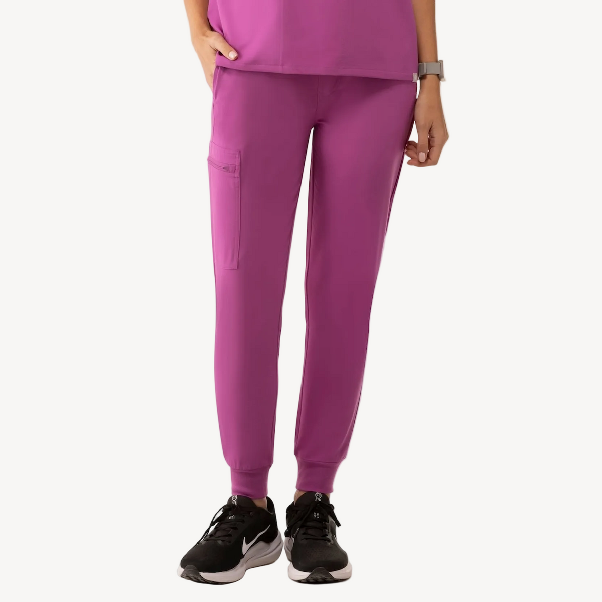 High Waist Joggers Purple Orchid