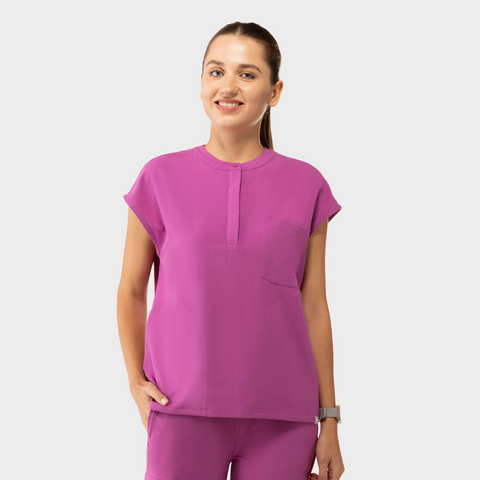 Women's Oversized Top Purple Orchid