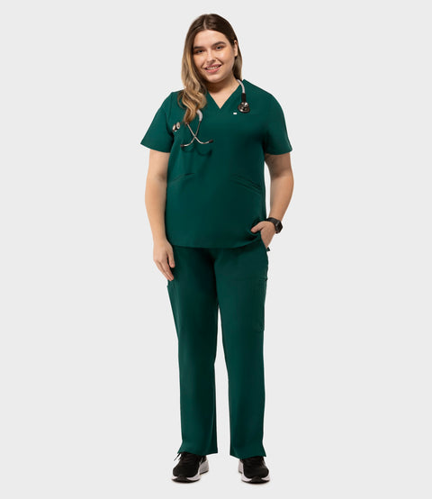 Prana Three Pocket Top Hunter Green