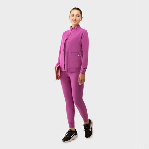 Women's Scrub Jacket Purple Orchid