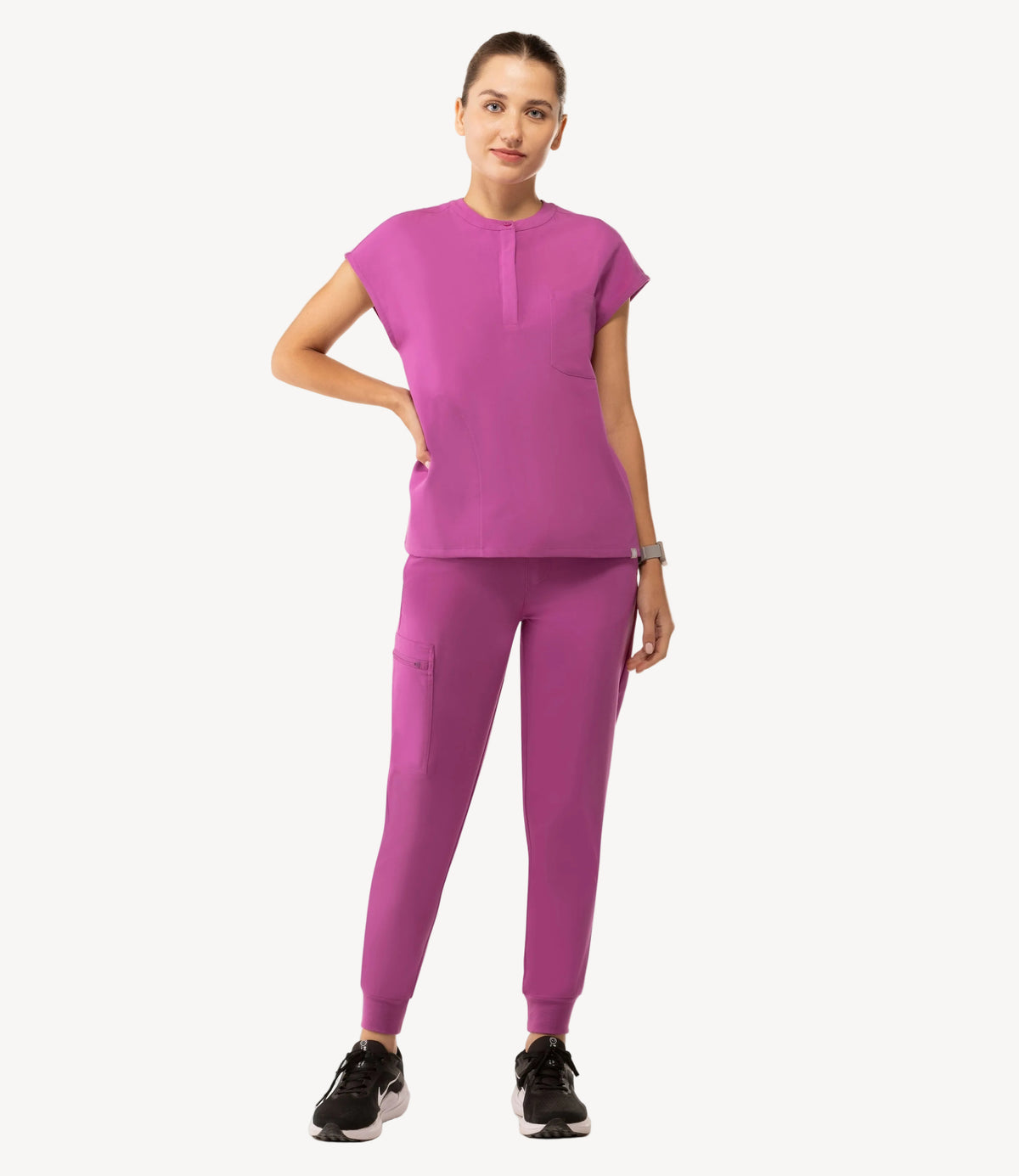 High Waist Joggers Purple Orchid