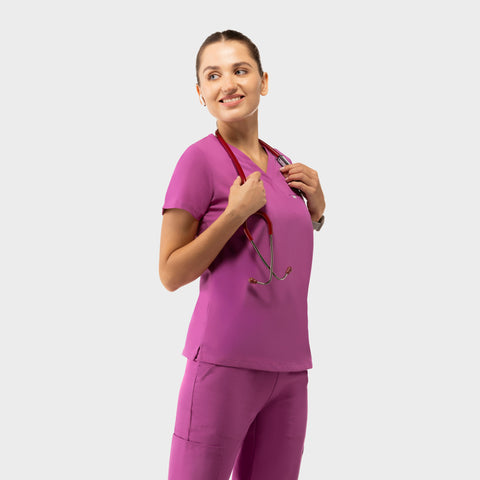 Aura One Pocket Top Purple Orchid