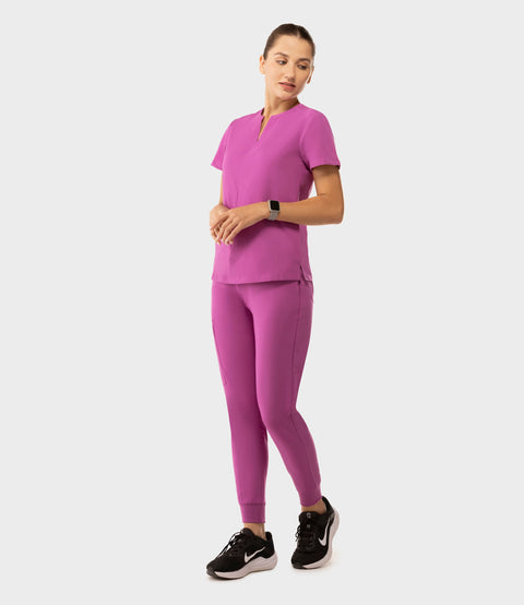 Halo Two Pocket Slim Top Purple Orchid