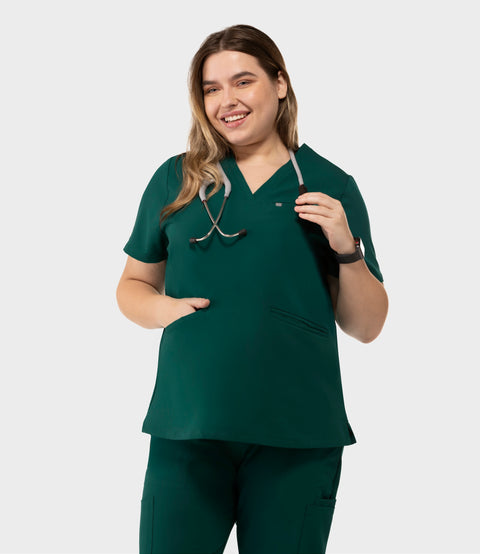 Prana Three Pocket Top Hunter Green