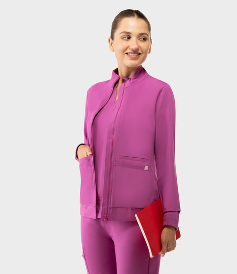 Women's Scrub Jacket Purple Orchid