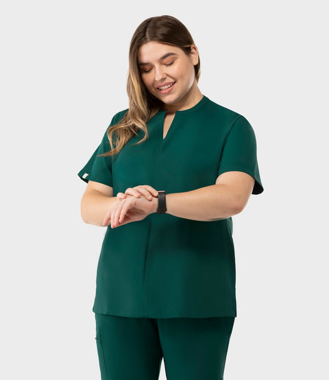 Halo Two Pocket Slim Top Hunter Green