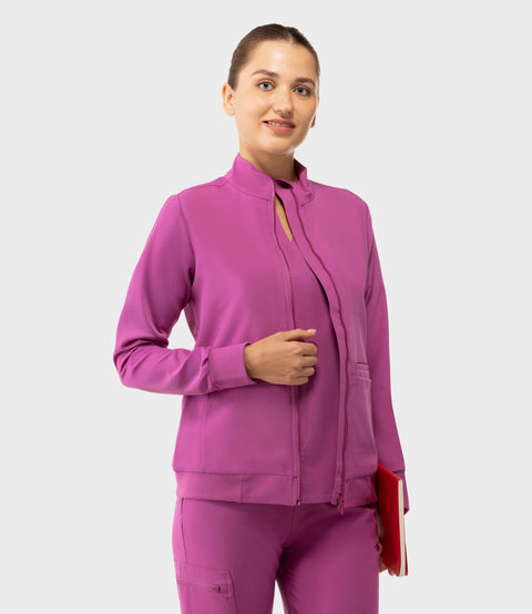 Women's Scrub Jacket Purple Orchid