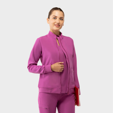 Women's Scrub Jacket Purple Orchid