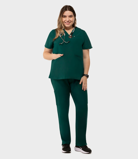 Prana Three Pocket Top Hunter Green