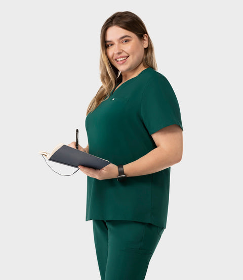 Aura One Pocket Top Hunter Green