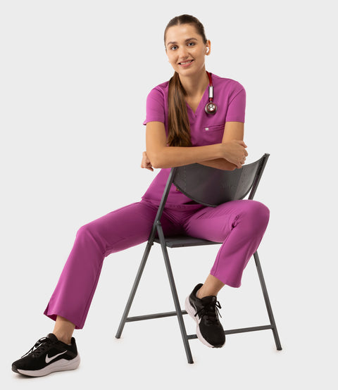 Aura One Pocket Top Purple Orchid