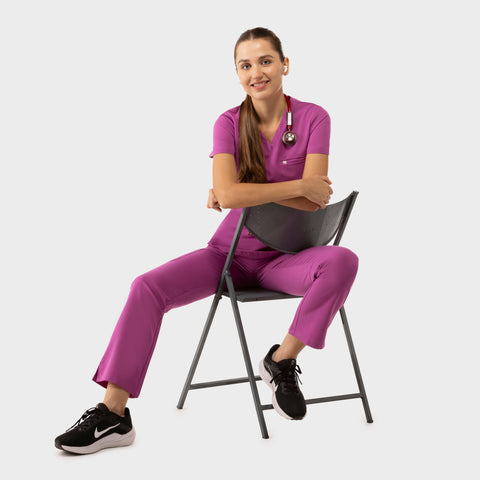 Aura One Pocket Top Purple Orchid