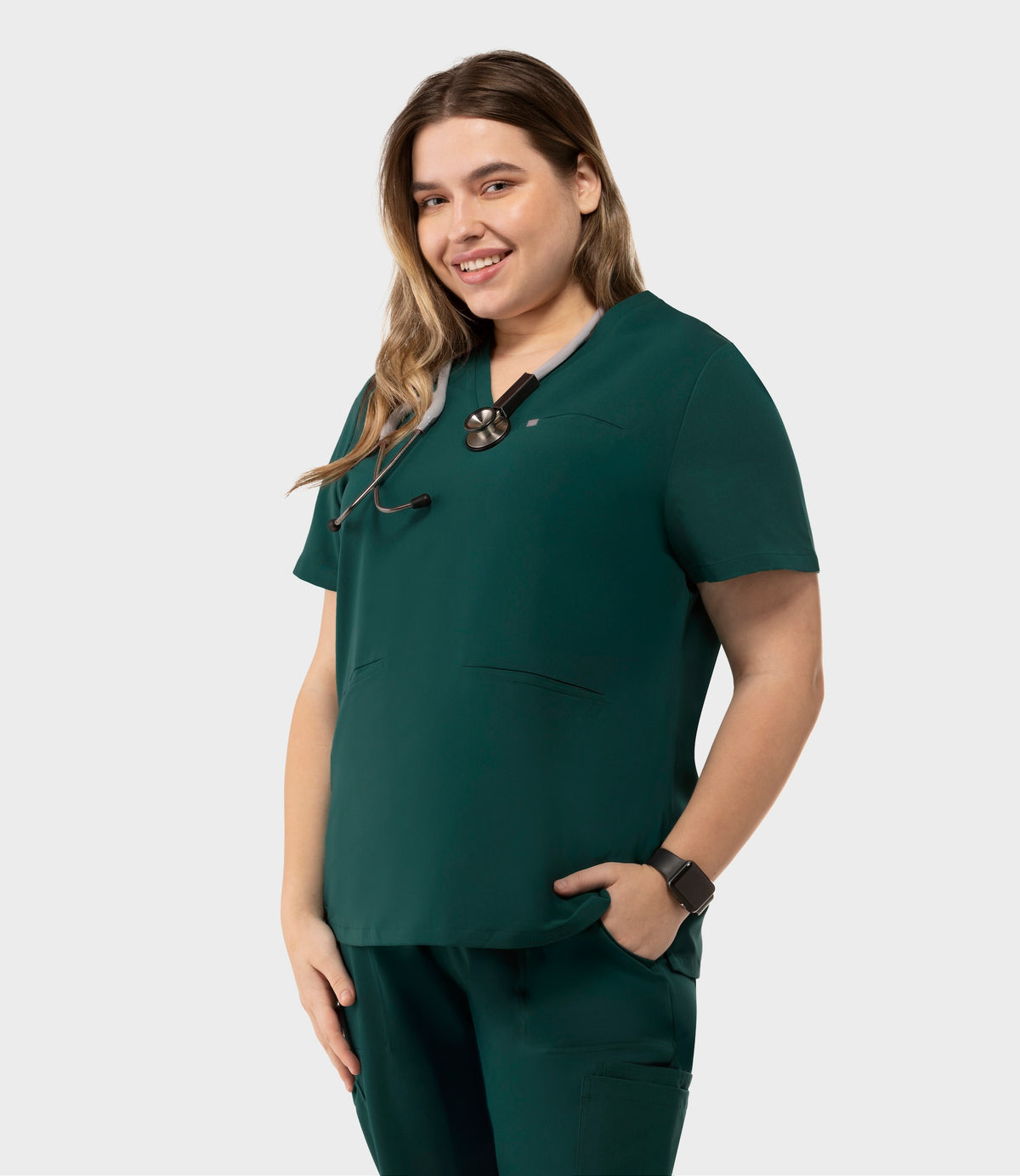 Prana Three Pocket Top Hunter Green