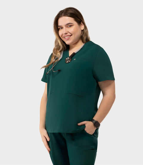 Prana Three Pocket Top Hunter Green