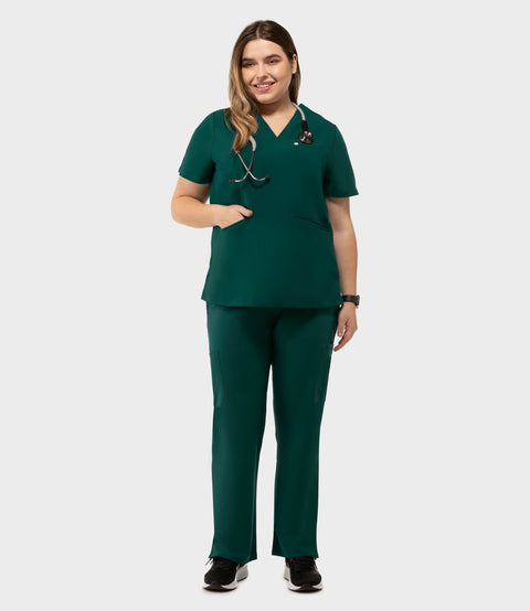 Women's Cargo Pants Hunter Green