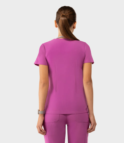 Aura One Pocket Top Purple Orchid