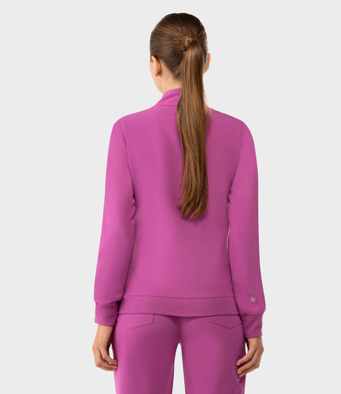 Women's Scrub Jacket Purple Orchid