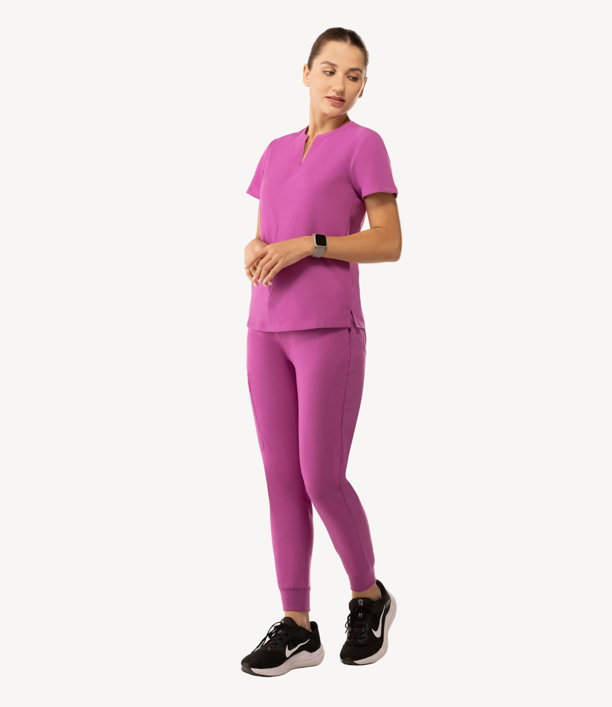 High Waist Joggers Purple Orchid