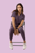 Prana Three Pocket Top Dewberry - Vaayu Scrubs 