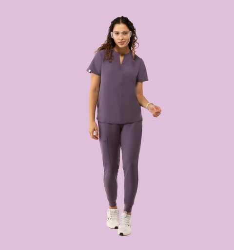 Women's High Waist Joggers Dewberry