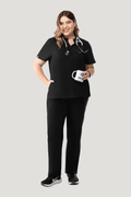 Women's Cargo Pants Black - Vaayu Scrubs 