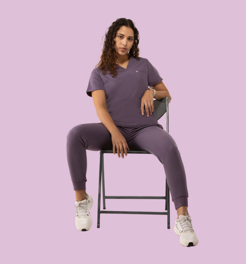 Women's High Waist Joggers Dewberry