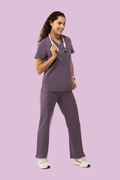 Women's Cargo Pants Dewberry - Vaayu Scrubs 