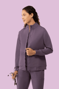 Women's Scrub Jacket Dewberry - Vaayu Scrubs 