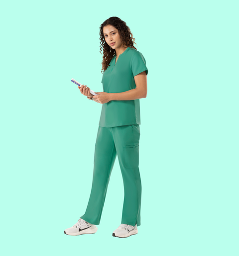 Women's Cargo Pants Surgical Green