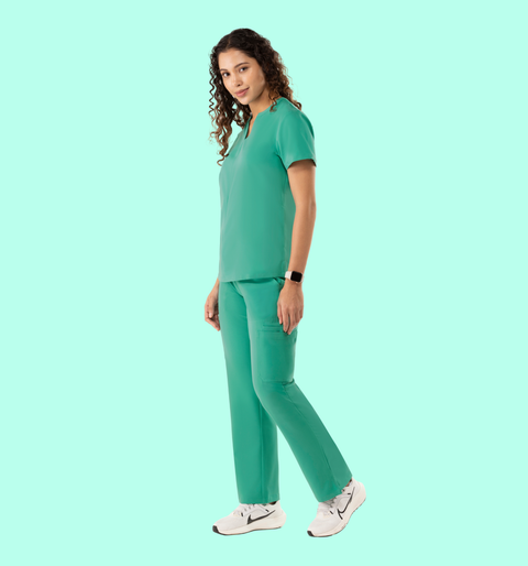 Women's Cargo Pants Surgical Green
