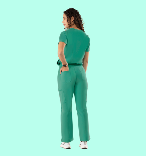 Women's Cargo Pants Surgical Green