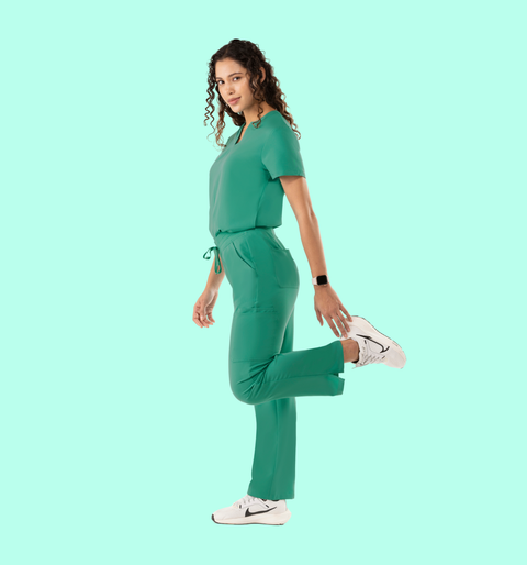 Women's Cargo Pants Surgical Green