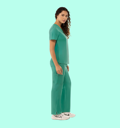 Women's Cargo Pants Surgical Green