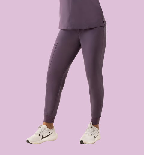 Women's High Waist Joggers Dewberry