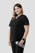 Aura One Pocket Top Black - Vaayu Scrubs 