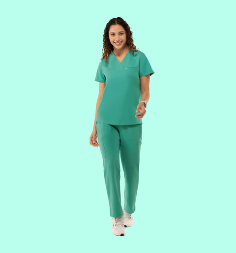 Women's Cargo Pants Surgical Green