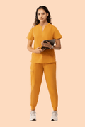 Women's High Waist Joggers Honey - Vaayu Scrubs 