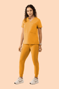 Women's High Waist Joggers Honey - Vaayu Scrubs 