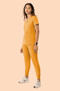 Women's High Waist Joggers Honey - Vaayu Scrubs 