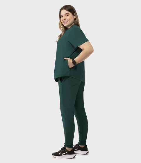 Halo Two Pocket Slim Top Hunter Green
