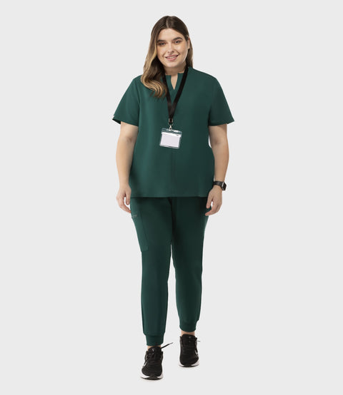 Halo Two Pocket Slim Top Hunter Green