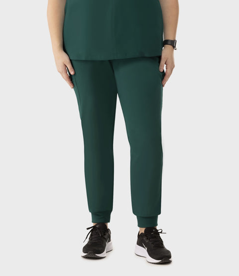 Women's High Waist Joggers Hunter Green