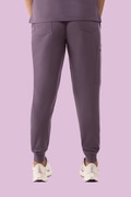 Women's High Waist Joggers Dewberry - Vaayu Scrubs 